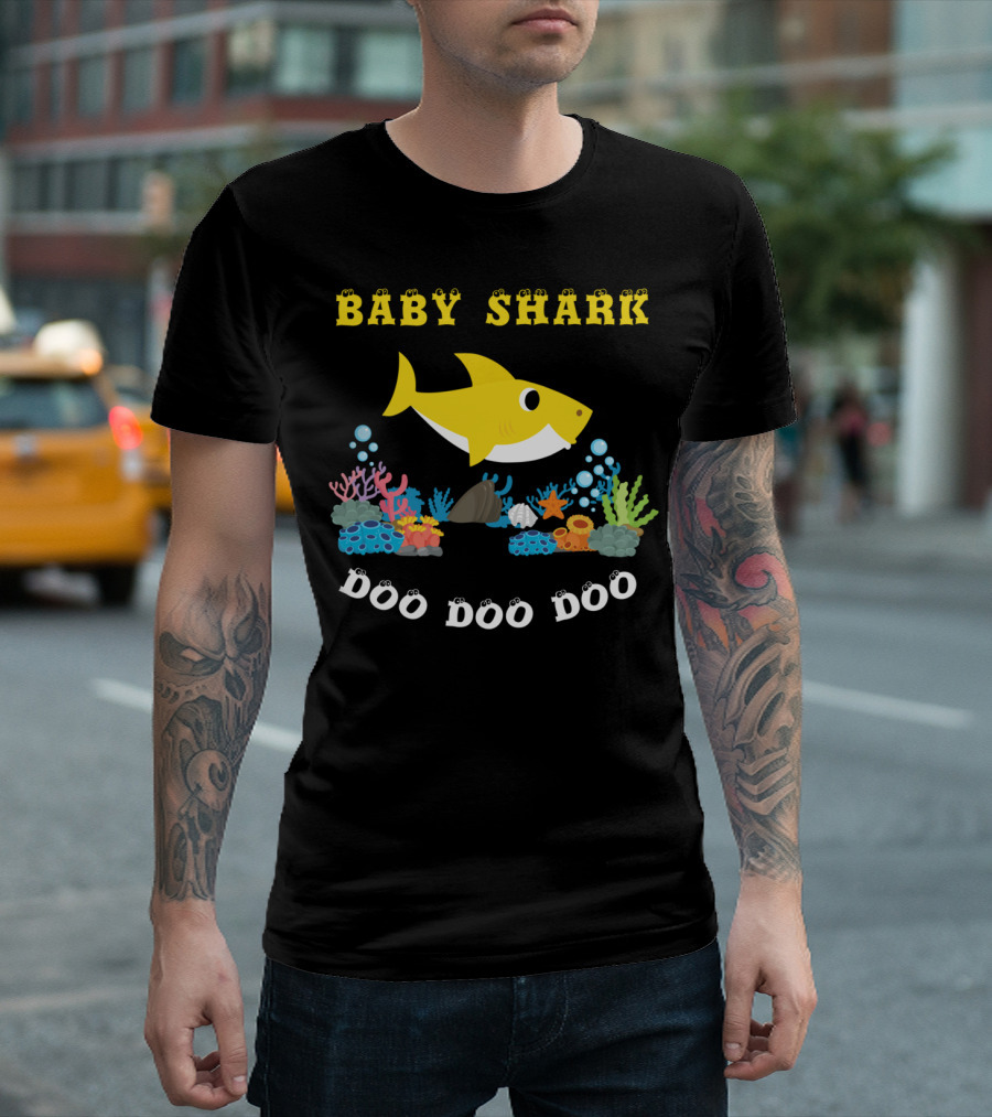 Baby Shark Doo Doo Doo Song Underwater Adventure T-Shirt