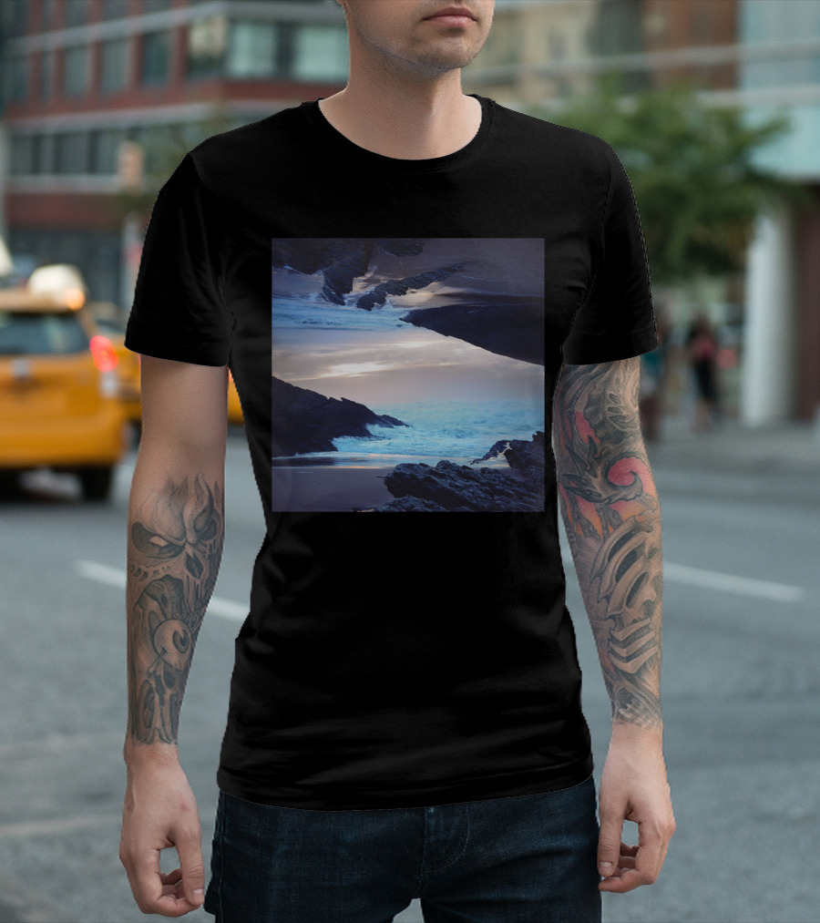 Cold Pressed Rug Ocean Surf Reflections T-Shirt