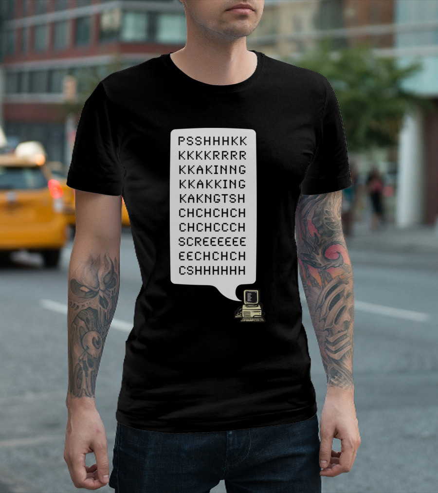 Back In My Day Dial-Up Modem Sound Nostalgia Computer T-Shirt