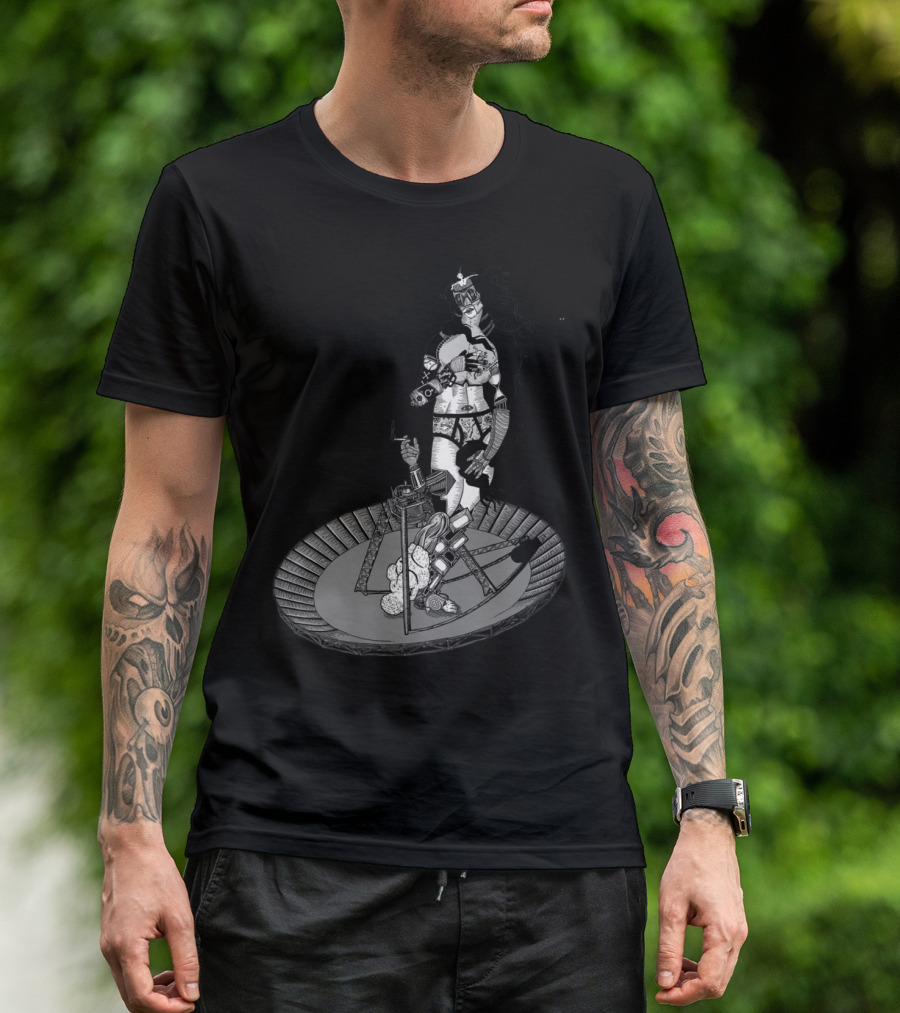 Birth Of Venus Reimagined Cybernetic Fusion T-Shirt