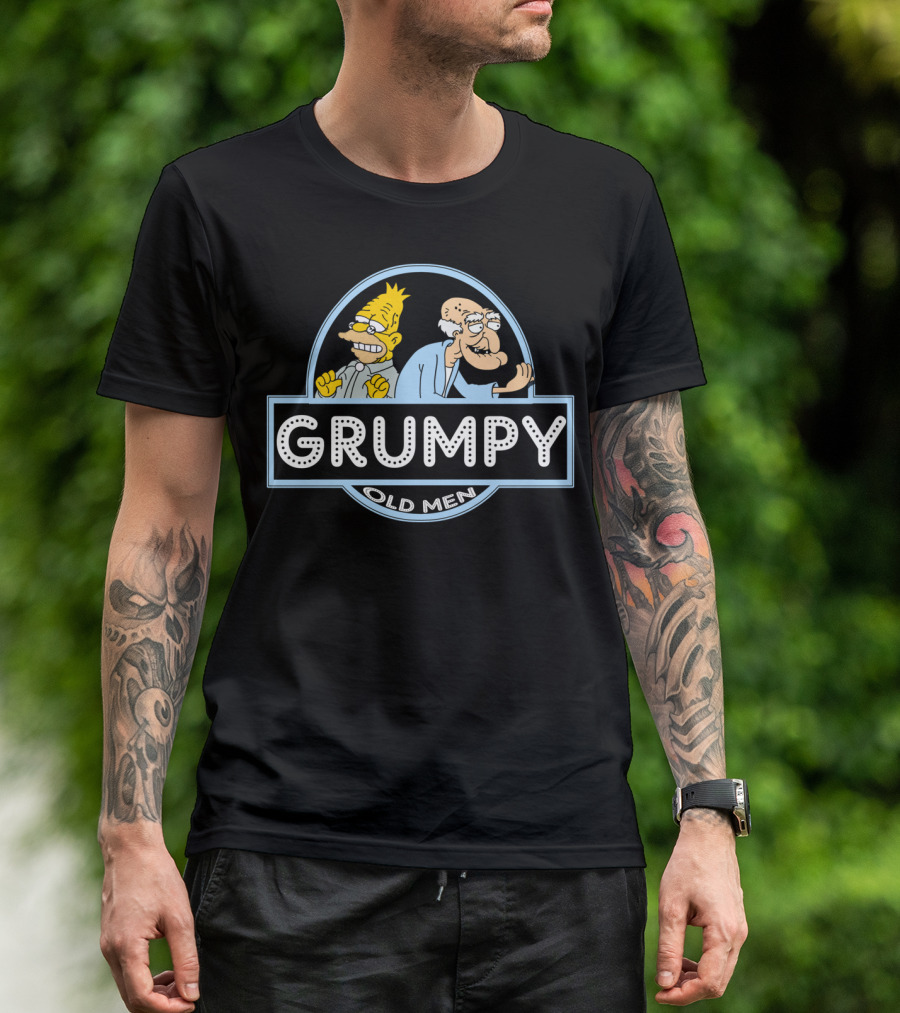 Grumpy Old Men Characters Iconic T-Shirt