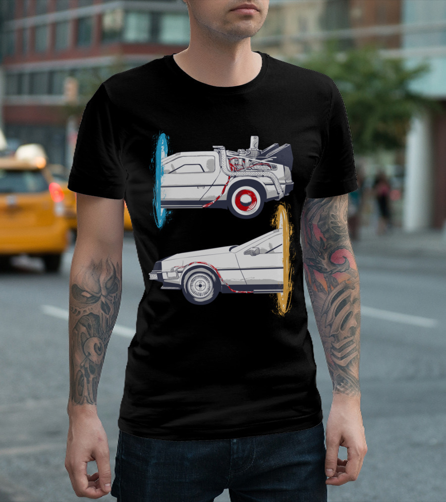 Back To The Portal Time Machine Adventure T-Shirt