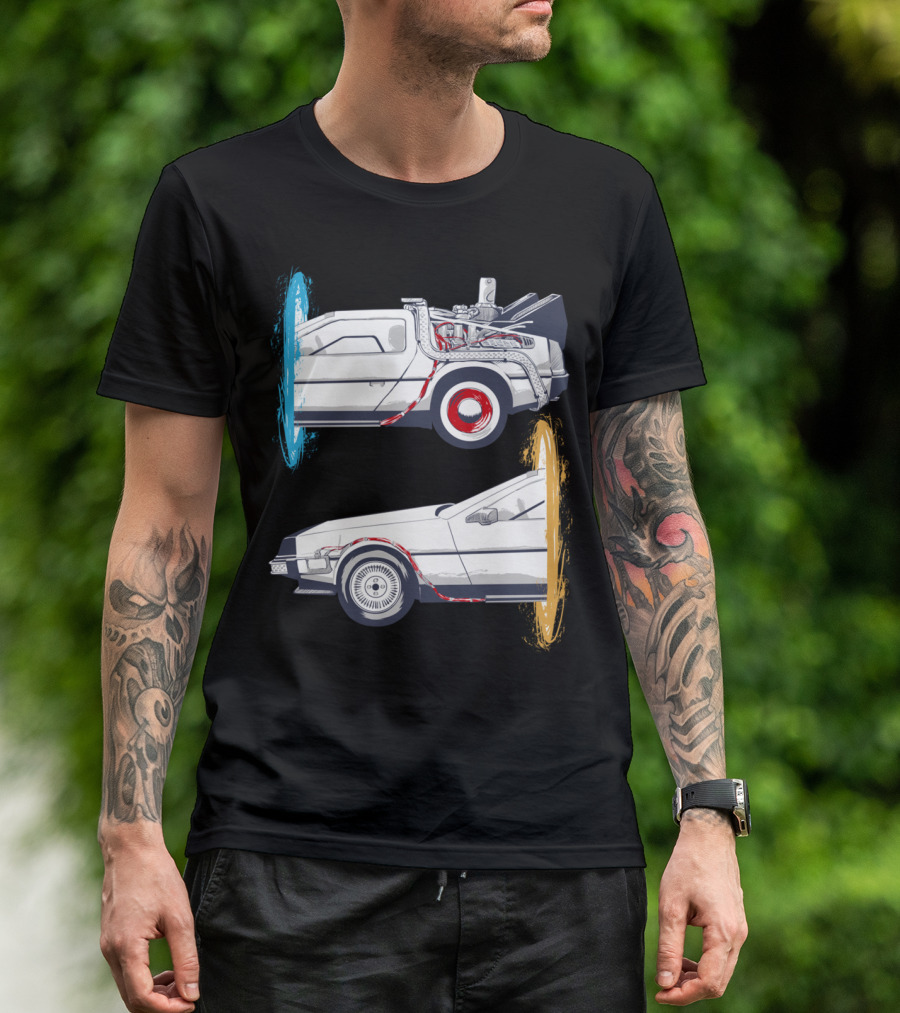 Back To The Portal Time Machine Adventure T-Shirt