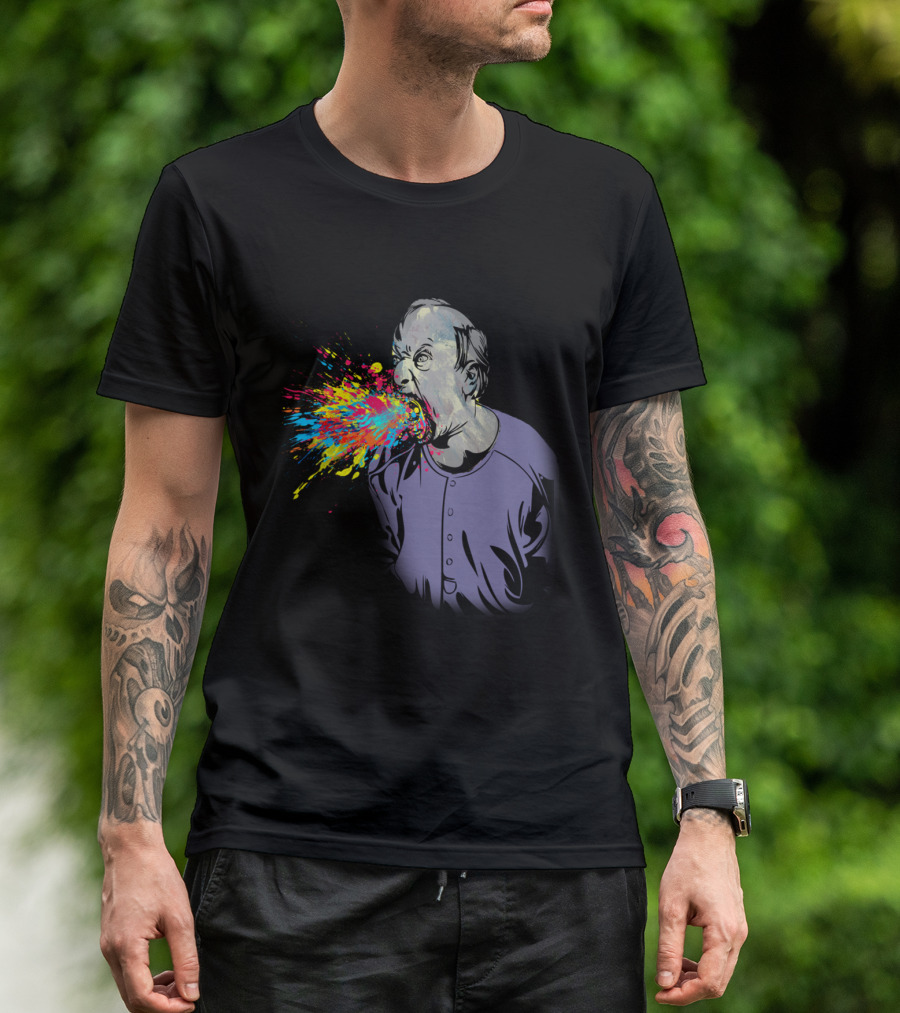 Color Splash Vivid Expression Burst T-Shirt