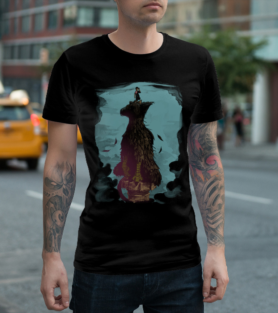 Guardian Trico and Boy Exploring Journey T-Shirt