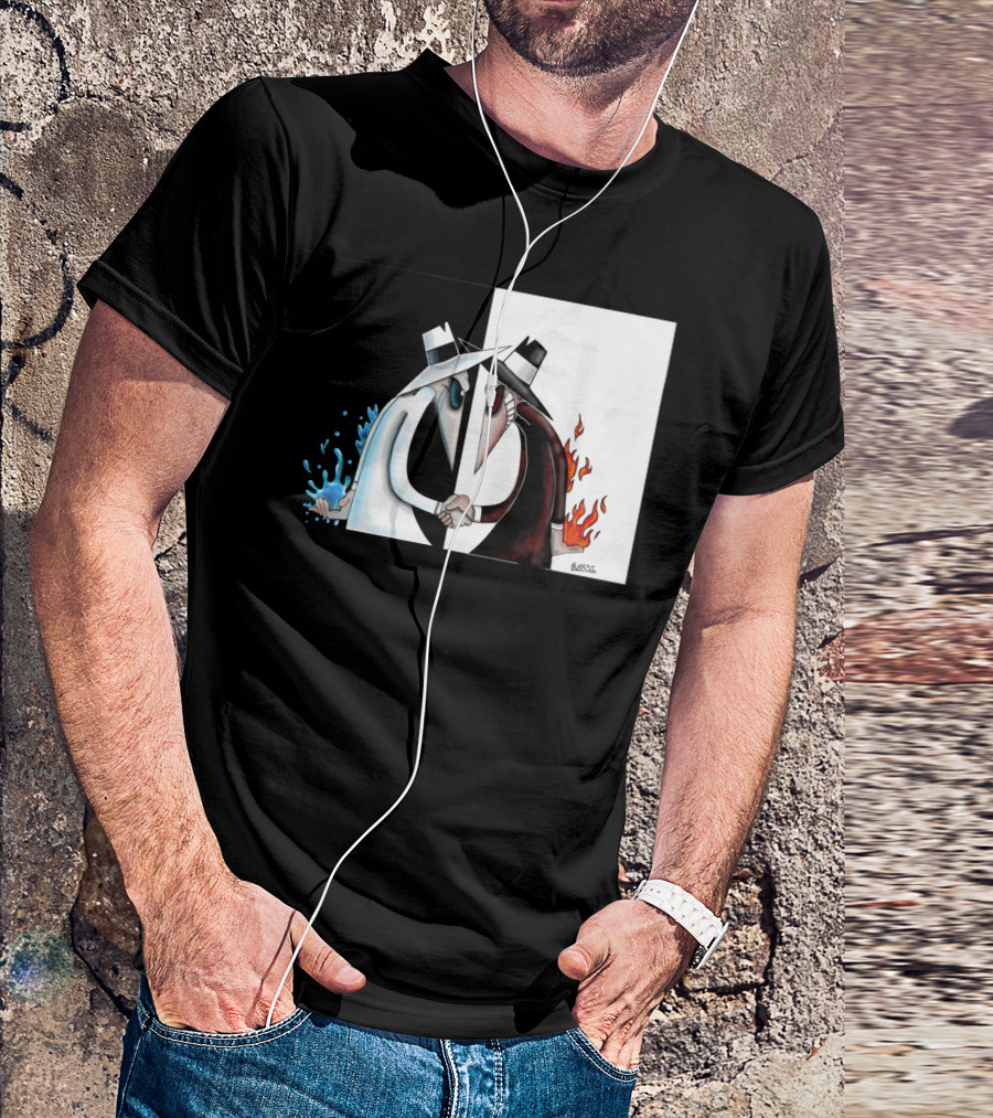 Spy Vs Spy Element Of Surprise Fire And Water Showdown T-Shirt