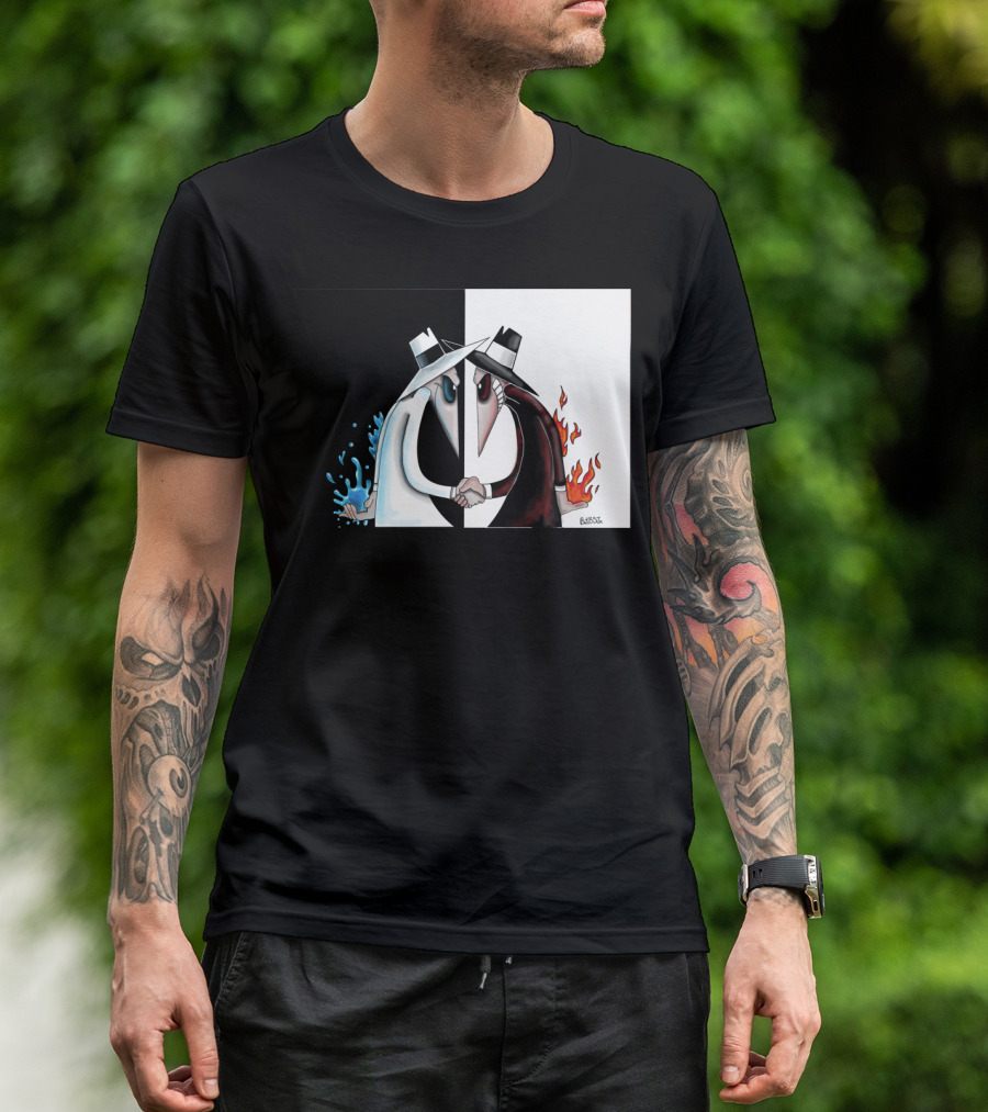 Spy Vs Spy Element Of Surprise Fire And Water Showdown T-Shirt