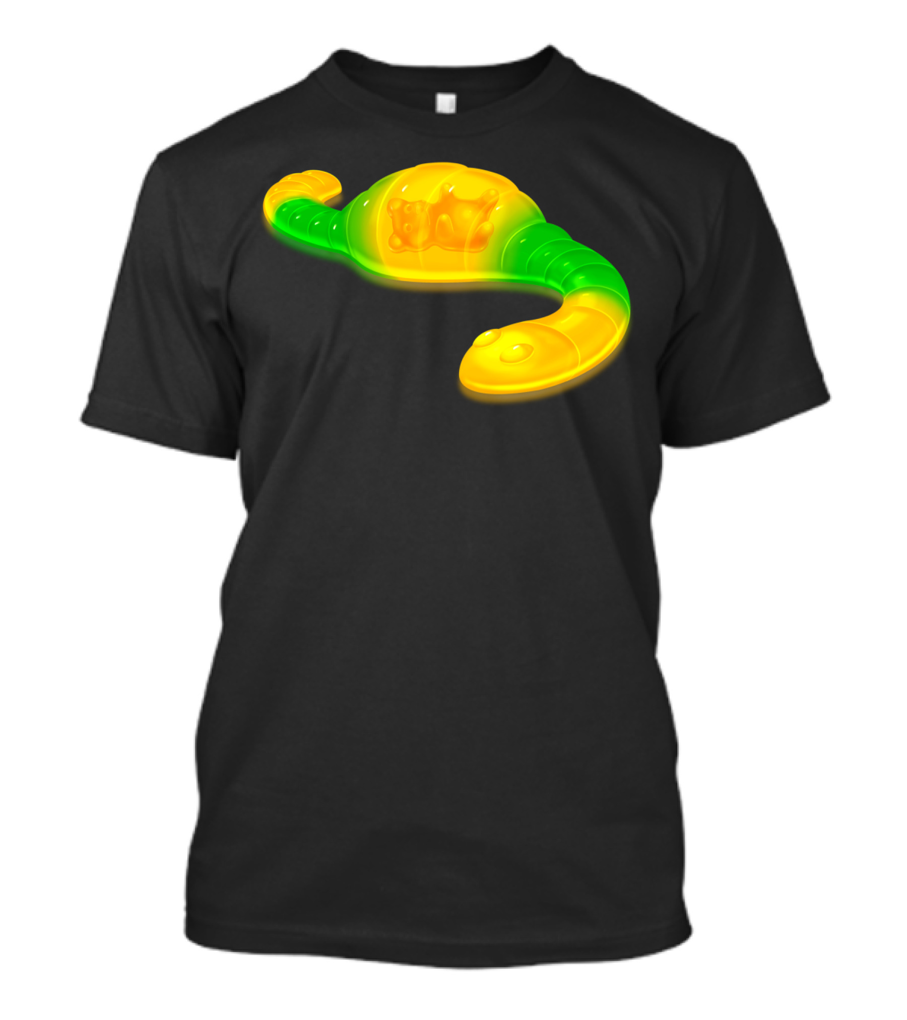 Gummy Bear Inside Worm Chain T-Shirt