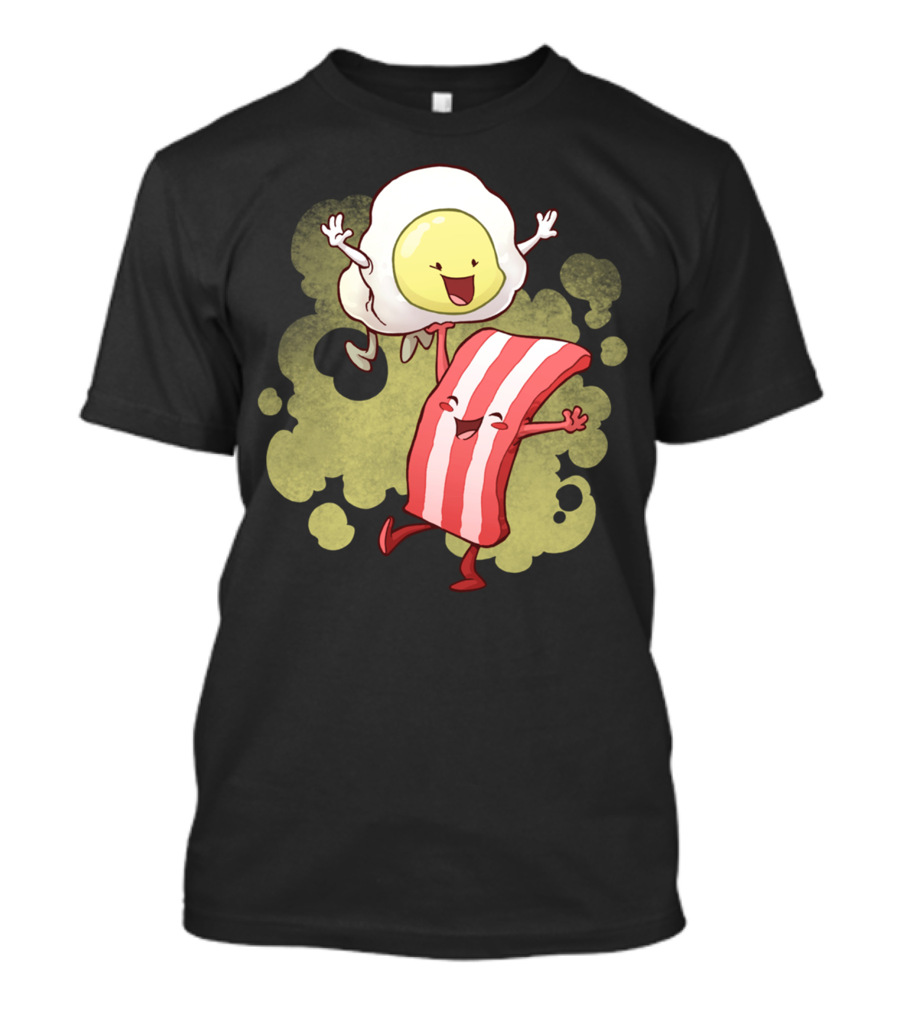 Bacon Lift Breakfast Happiness With Joyful Egg And Bacon Duo T-Shirt