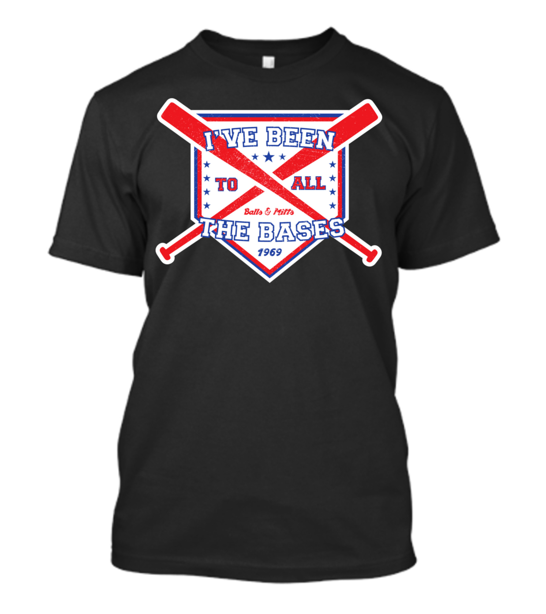 I've Been To All The Bases Balls And Mitts 1969 T-Shirt