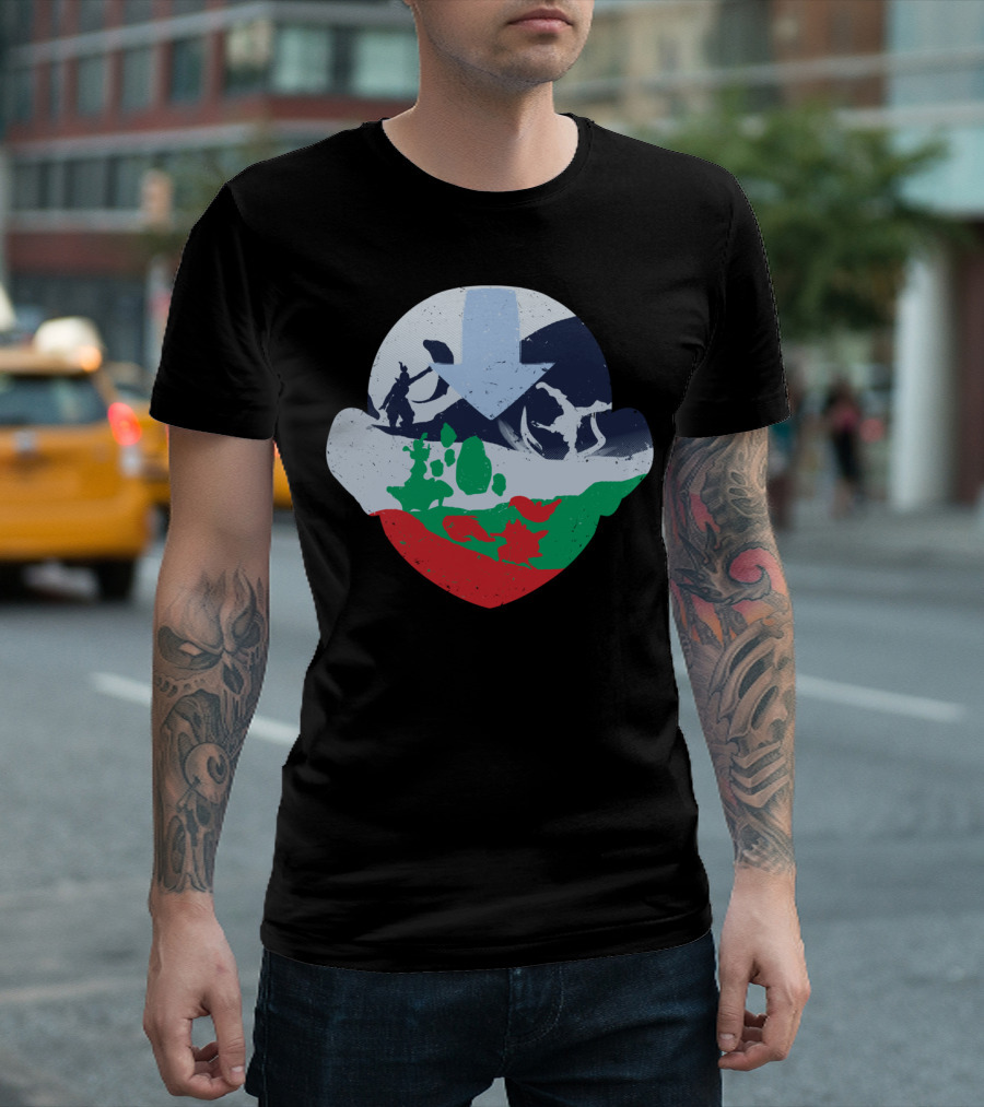 Avatar Elements Within Water Earth Fire Air T-Shirt