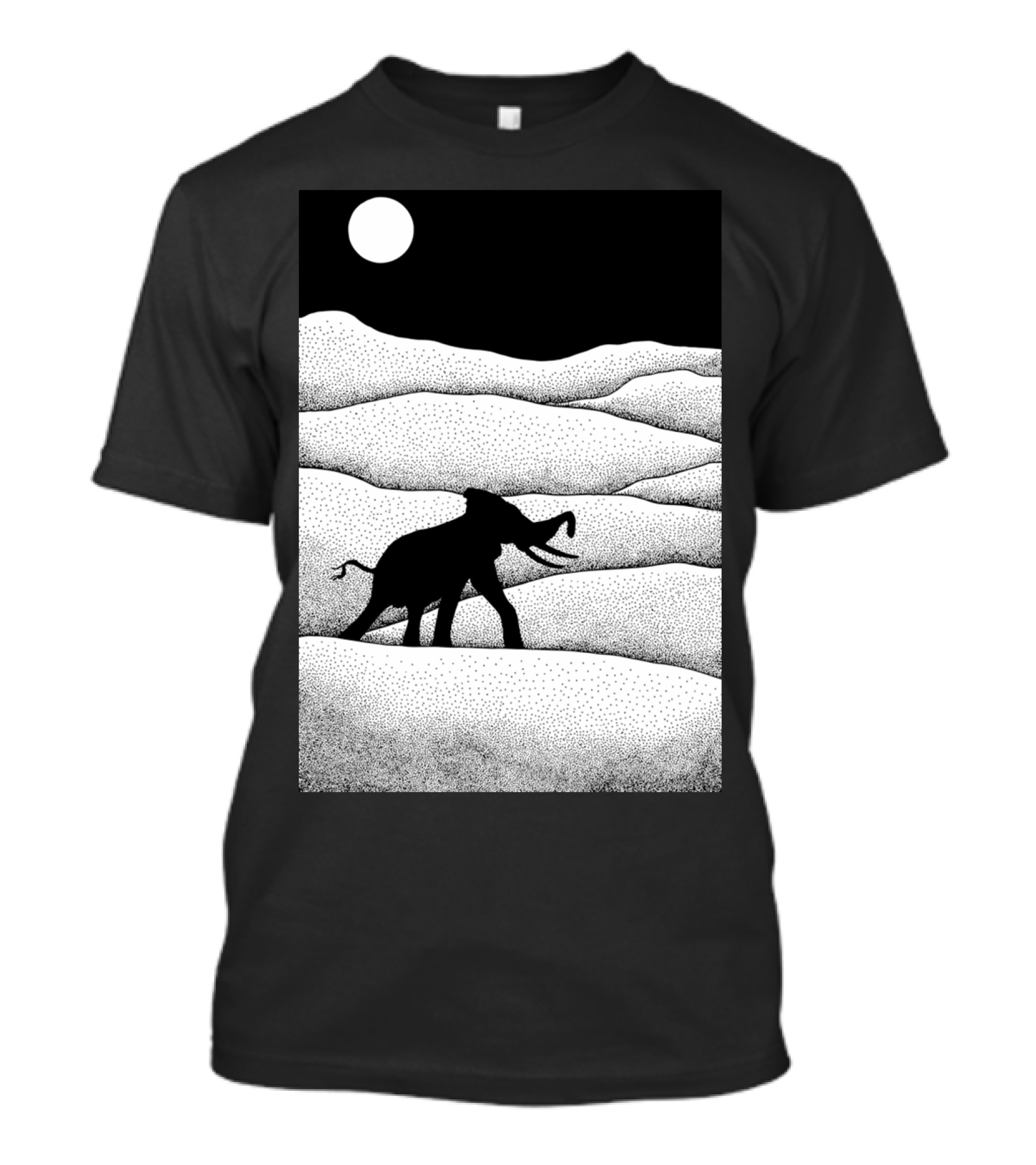 Elephants Dream Moonlit Desert T-Shirt