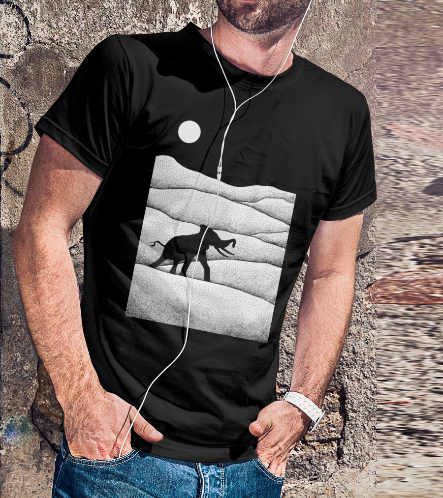 Elephants Dream Moonlit Desert T-Shirt