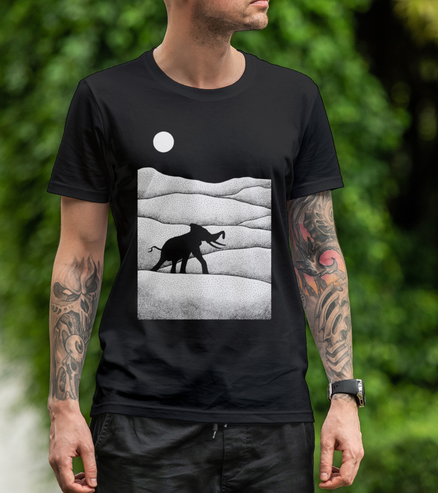 Elephants Dream Moonlit Desert T-Shirt