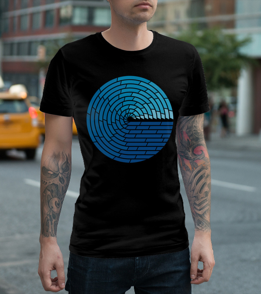 Almighty Ocean Mosaic Wave T-Shirt