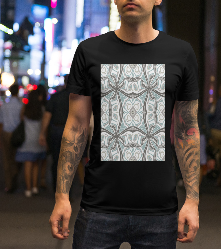 Strata Grey Fleur Chas Geometric T-Shirt