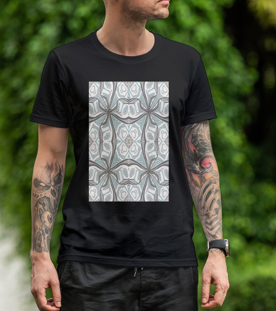 Strata Grey Fleur Chas Geometric T-Shirt
