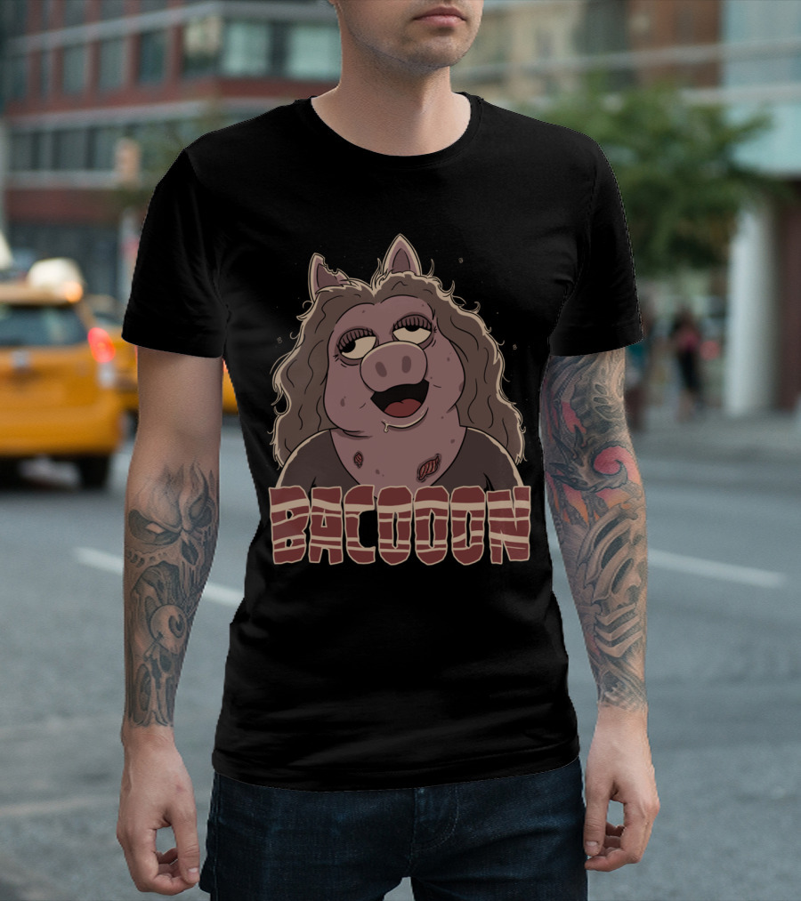 Zombie Miss Piggy Bacooon T-Shirt