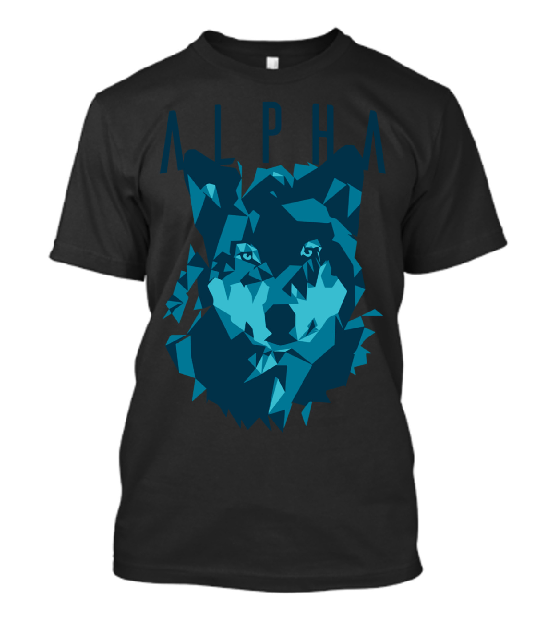 ALPHA Geometric Wolf T-Shirt