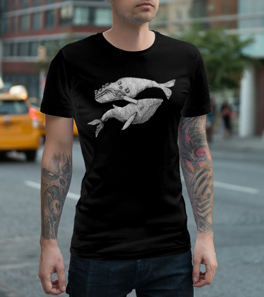 A Couple Of Dancing Whales T-Shirt