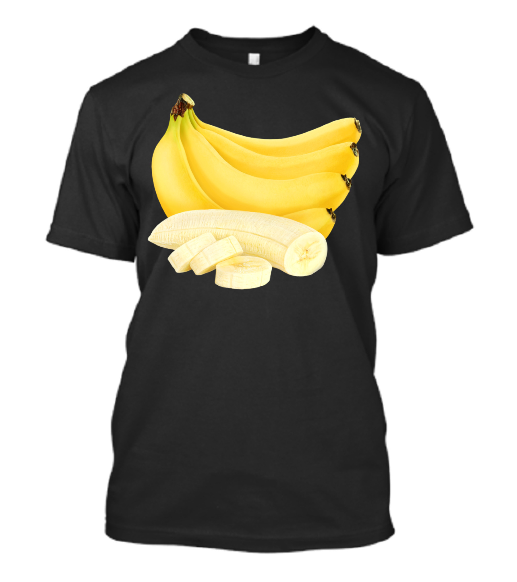 Bunch Of Bananas Sliced Fruit T-Shirt