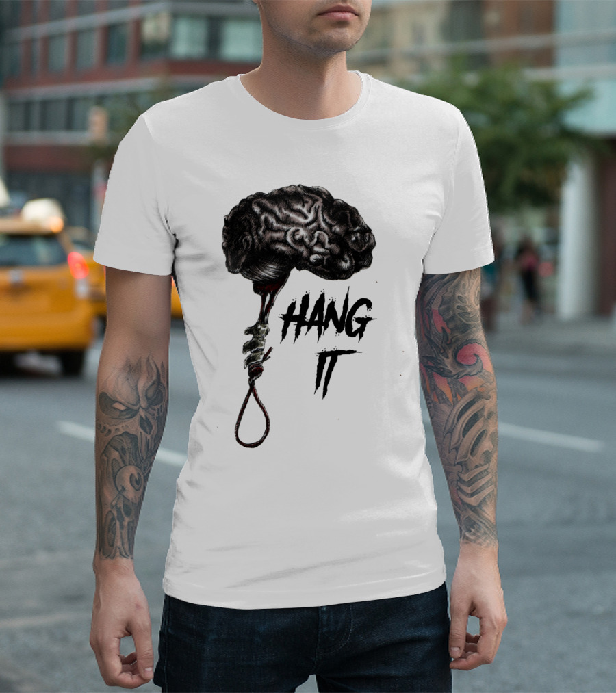 HANG IT Brain Suspended by Noose T-Shirt