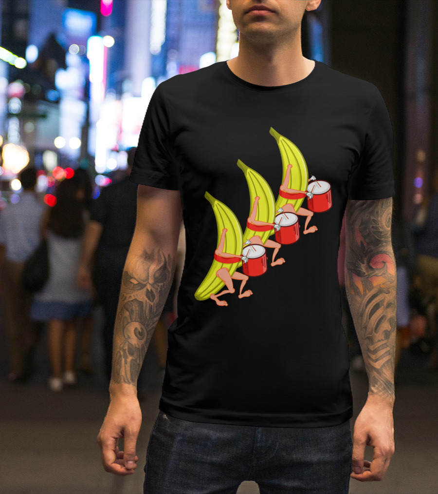 Bananas Marching Drummer Parade T-Shirt