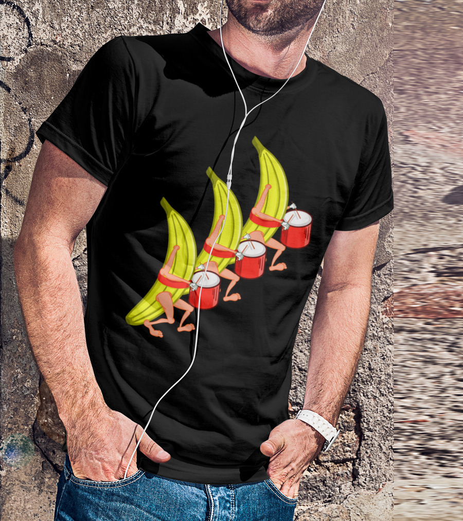 Bananas Marching Drummer Parade T-Shirt