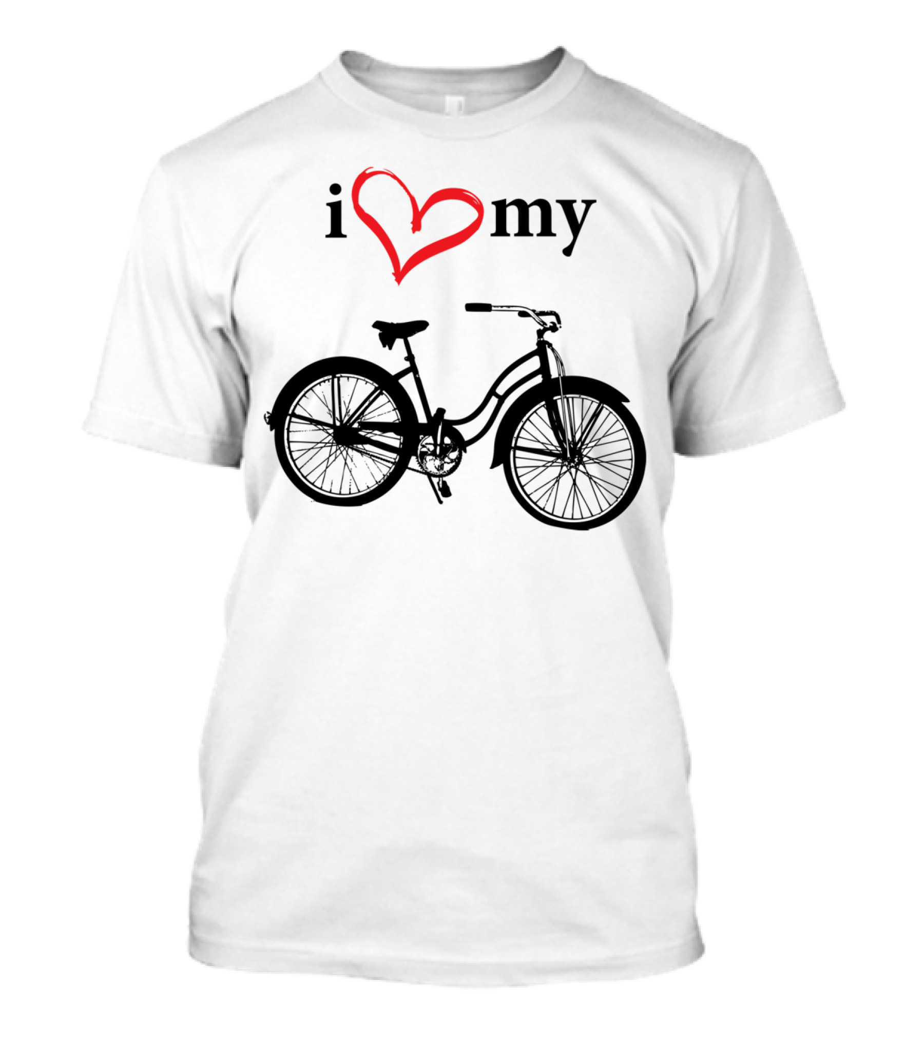 I Heart My Black Bicycle Classic T-Shirt