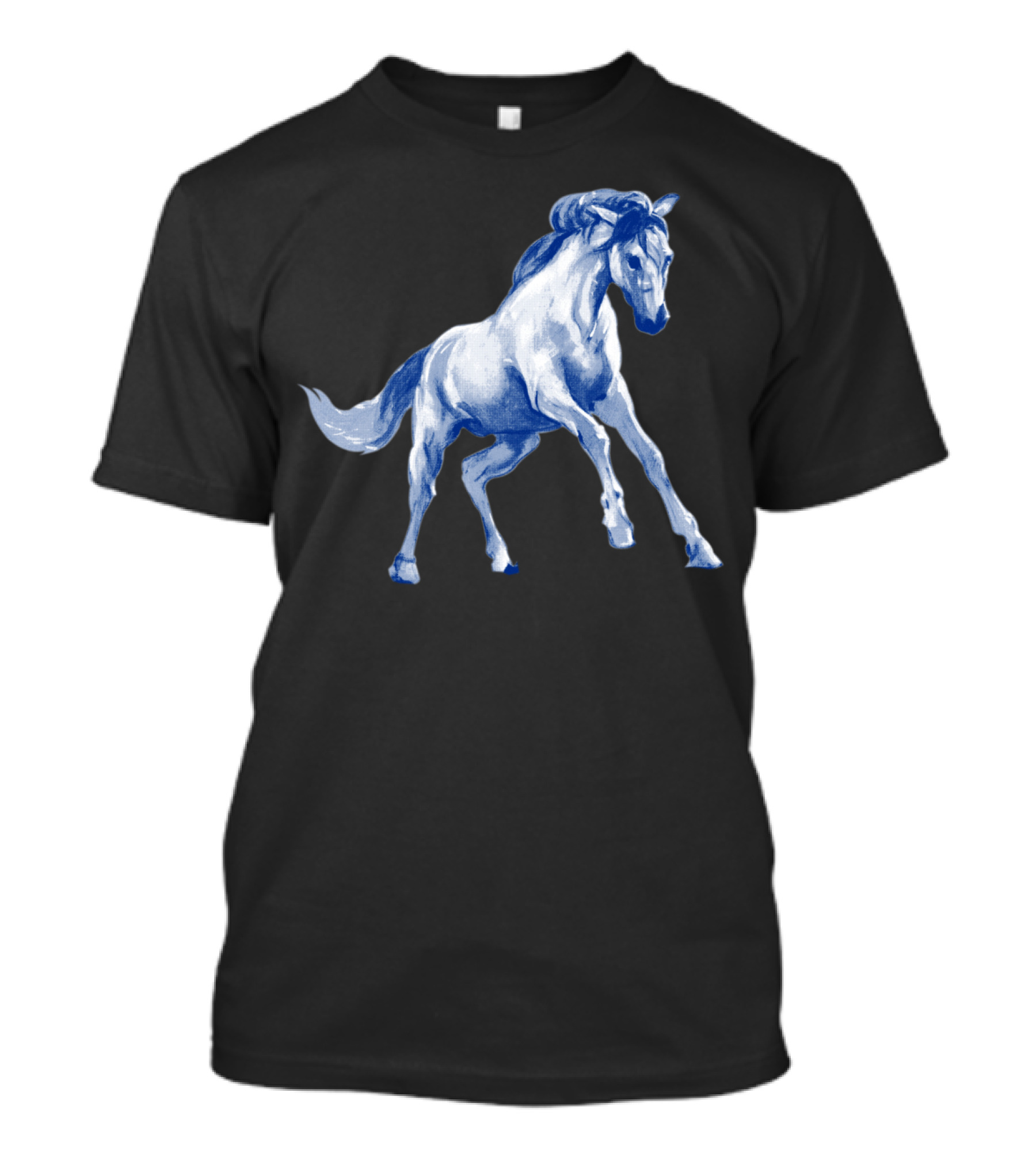 Cheval Blue Prancing Horse T-Shirt