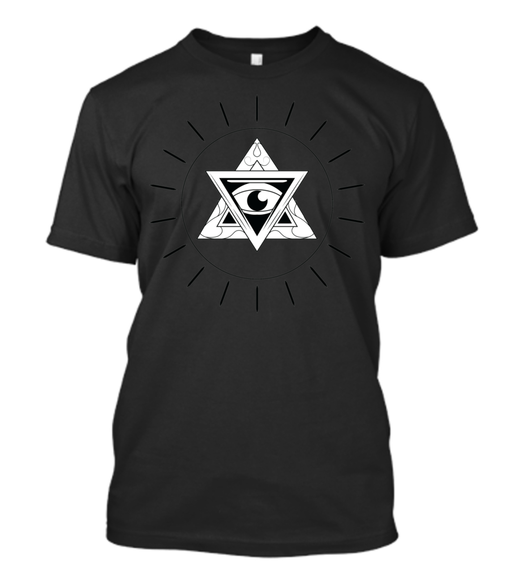 Enlightened Eye Pyramid Triangle T-Shirt