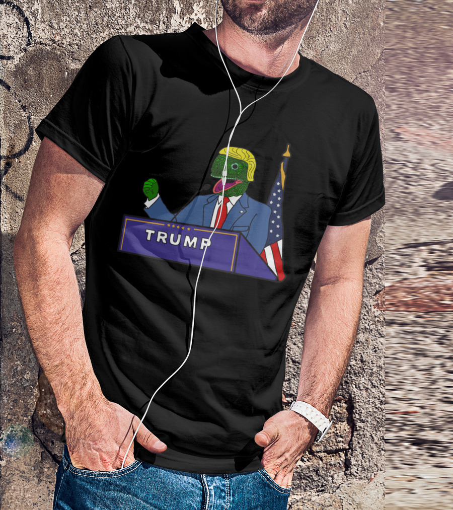 TRUMP Lizard President USA Speaker T-Shirt