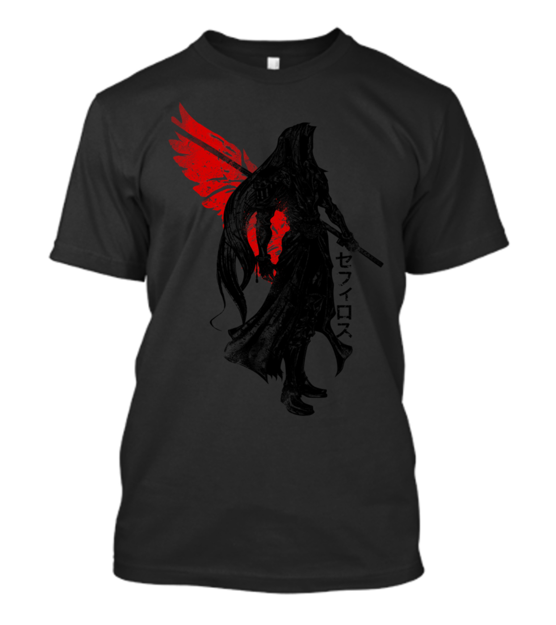 Sephiroth Crimson Winged Villain T-Shirt
