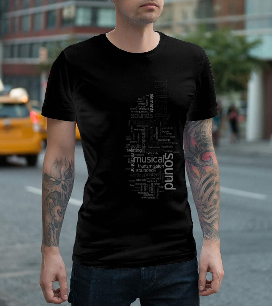 Music Matters Sound Melody Musical Score Elements T-Shirt