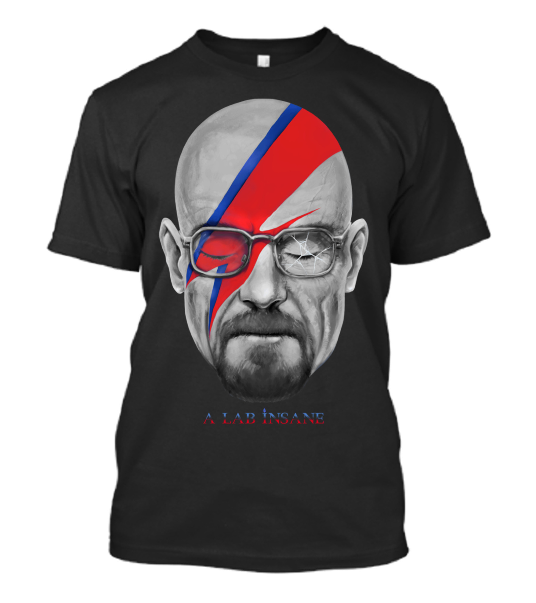 A Lab Insane Walter White Ziggy Stardust Crossover T-Shirt