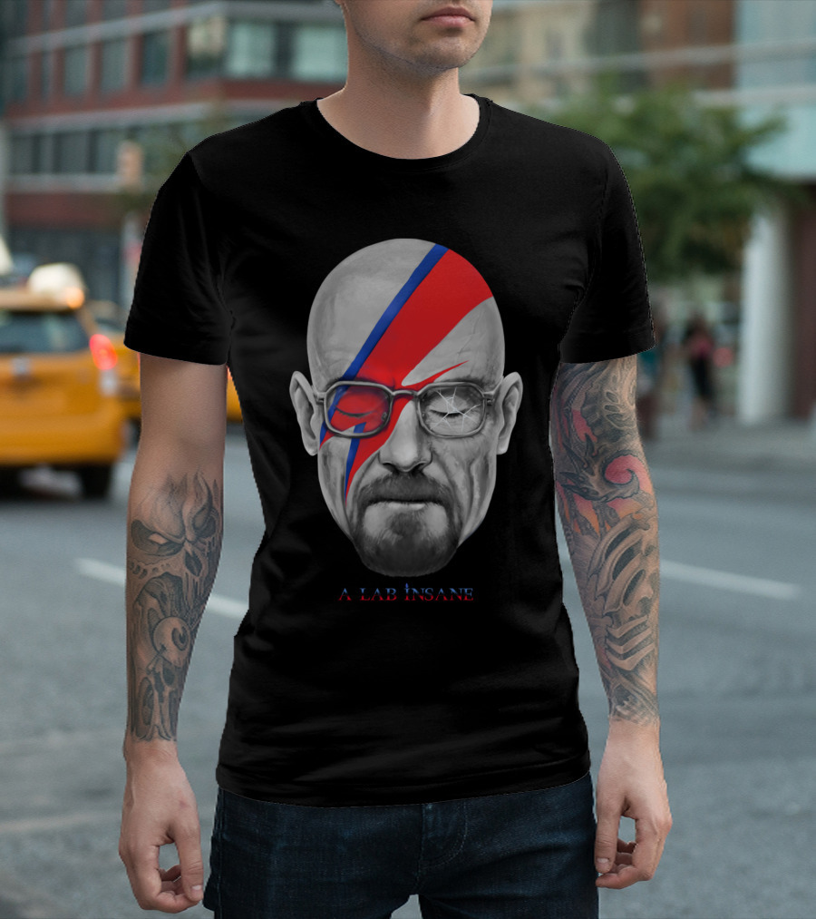 A Lab Insane Walter White Ziggy Stardust Crossover T-Shirt