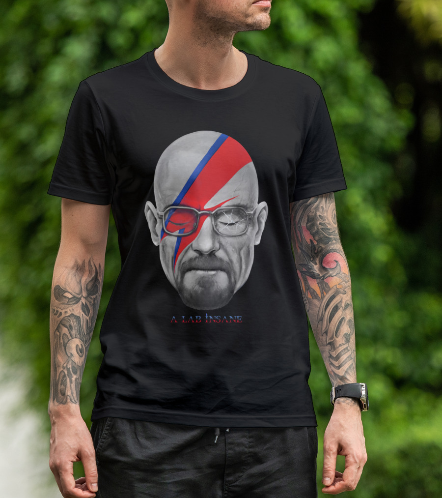 A Lab Insane Walter White Ziggy Stardust Crossover T-Shirt