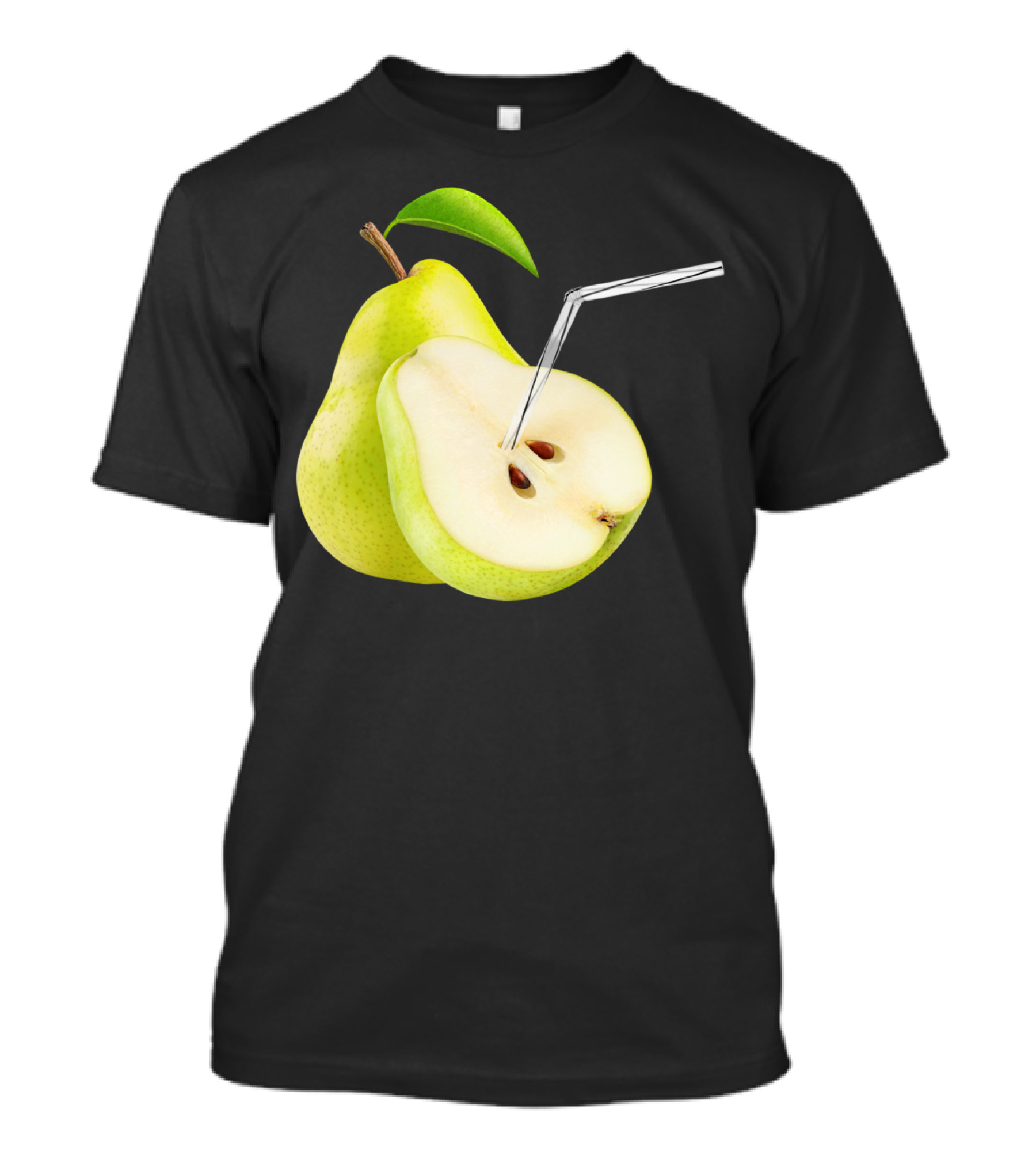 Natural Pear Juice Straw T-Shirt