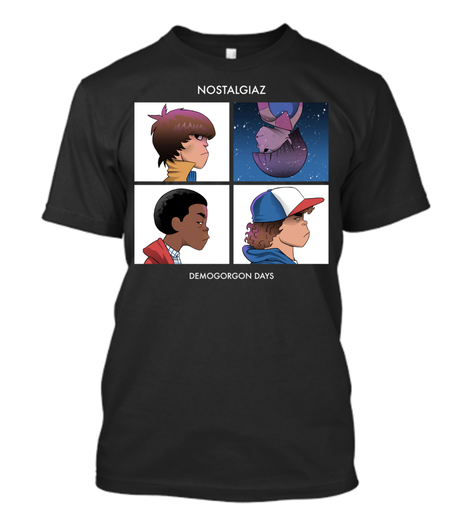 NOSTALGIAZ Demogorgon Days Cartoon Quartet T-Shirt