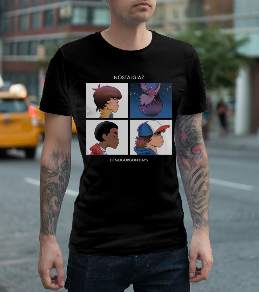 NOSTALGIAZ Demogorgon Days Cartoon Quartet T-Shirt