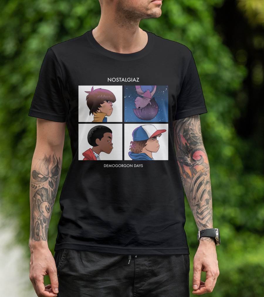NOSTALGIAZ Demogorgon Days Cartoon Quartet T-Shirt