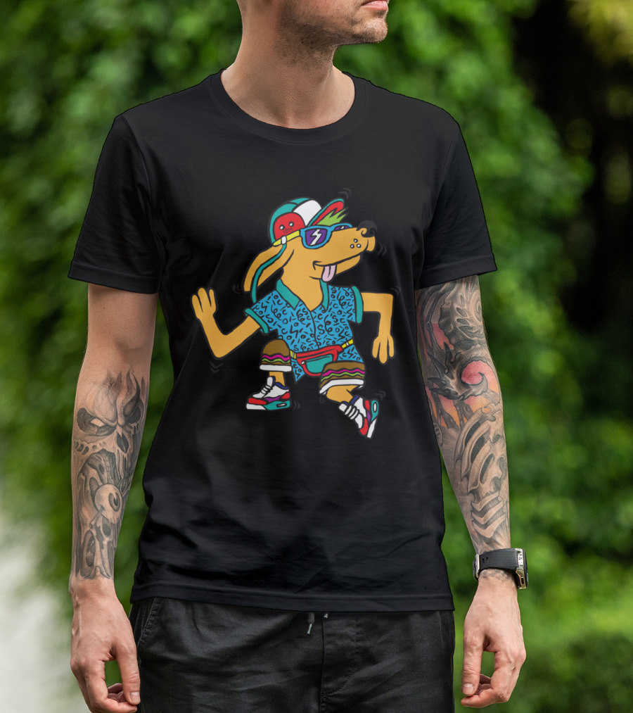 Hip$ter Pup Groovy Dance T-Shirt