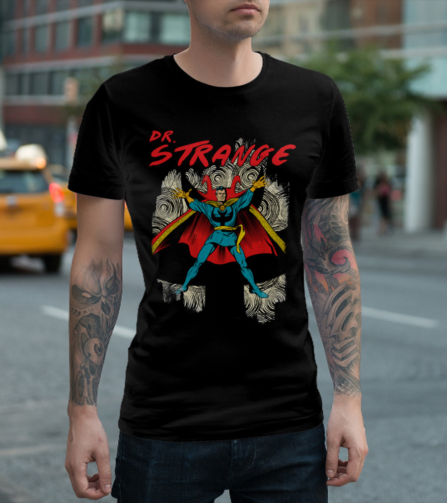 Doctor Strange Concentric Circles Retro Comic T-Shirt