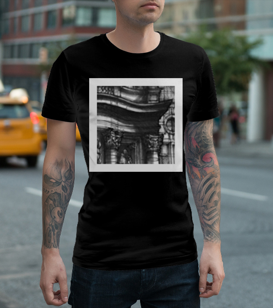 Baroque Architecture Detail At San Carlo Alle Quattro Fontane T-Shirt