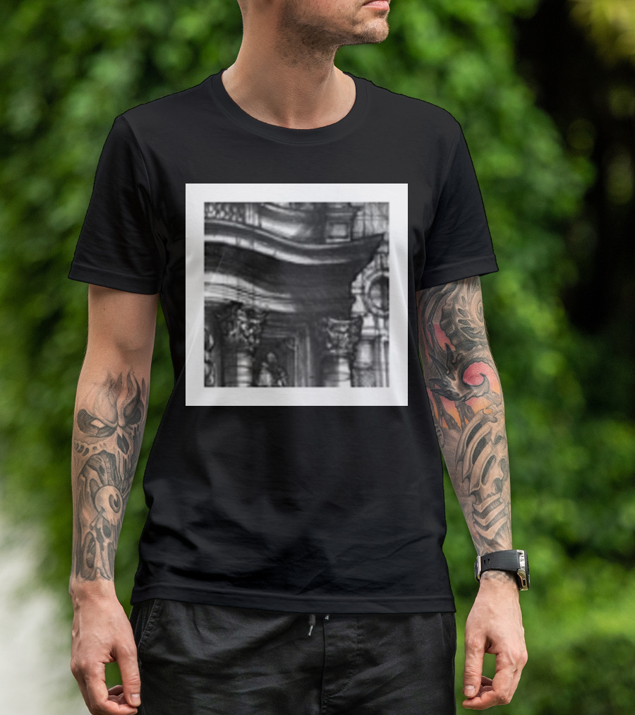 Baroque Architecture Detail At San Carlo Alle Quattro Fontane T-Shirt
