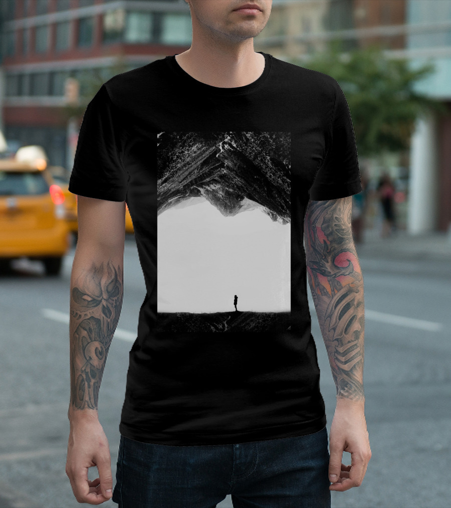 Lost In Isolation Under Majestic Overhang T-Shirt