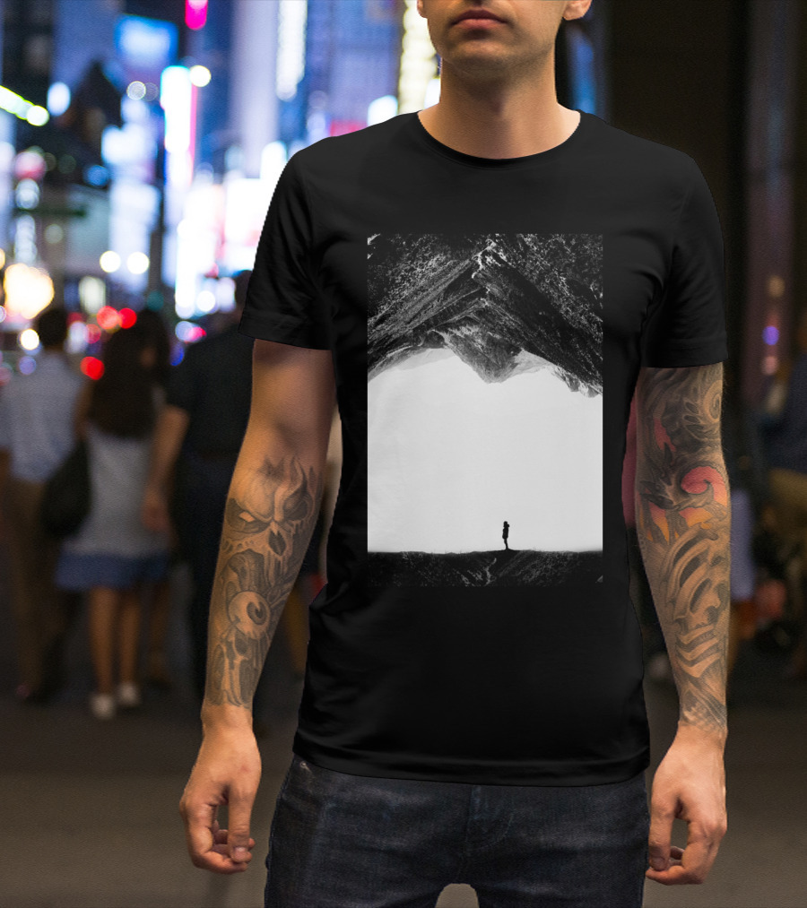 Lost In Isolation Under Majestic Overhang T-Shirt