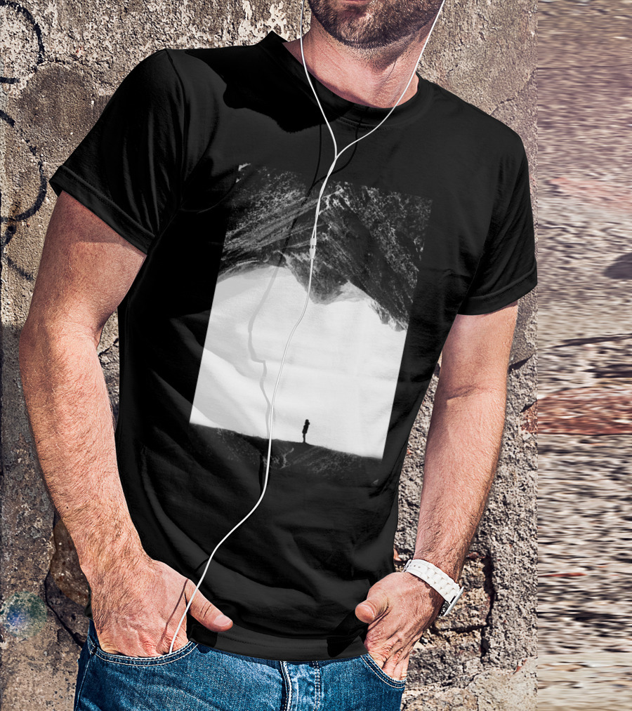 Lost In Isolation Under Majestic Overhang T-Shirt