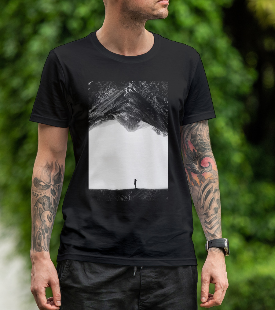 Lost In Isolation Under Majestic Overhang T-Shirt