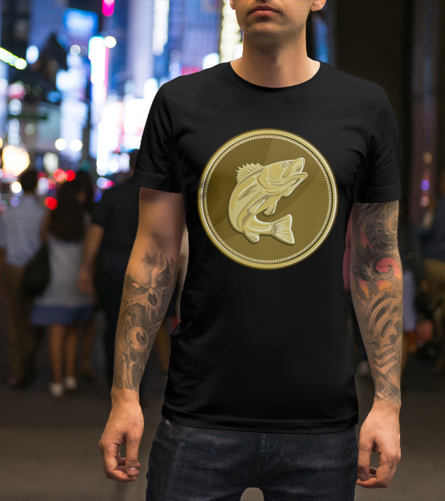 Golden Barramundi Coin T-Shirt